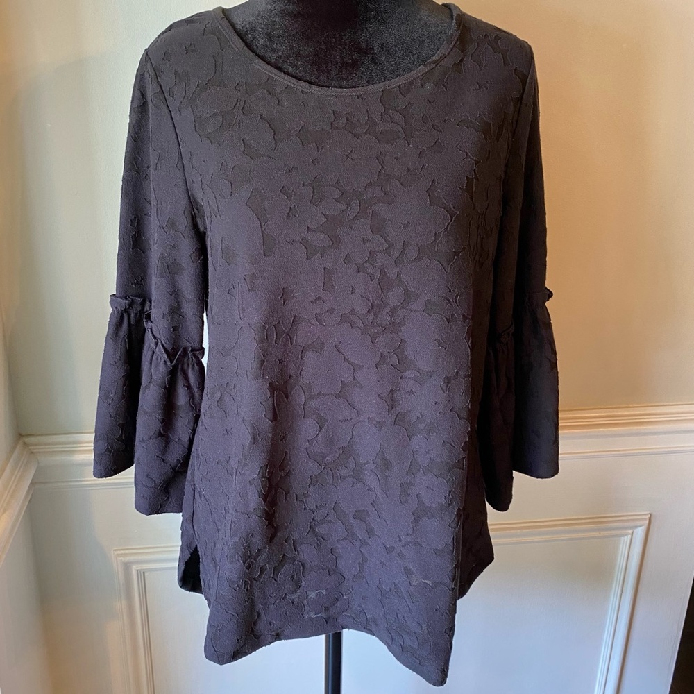 Apt. 9 Jacquard Bell Sleeve Top